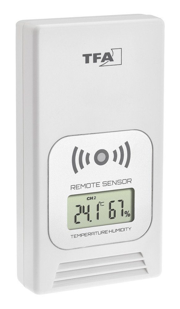 TFA Dostmann Life TFA 35.1153 mit Raumklimakontrolle und Außensender Funkwetterstation