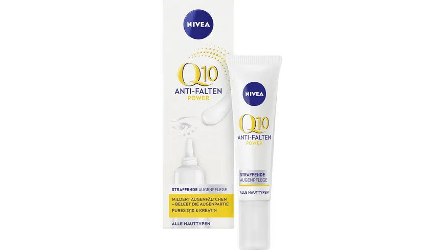 NIVEA Q10 Power Anti-Falten + Straffung Augenpflege 15 ml