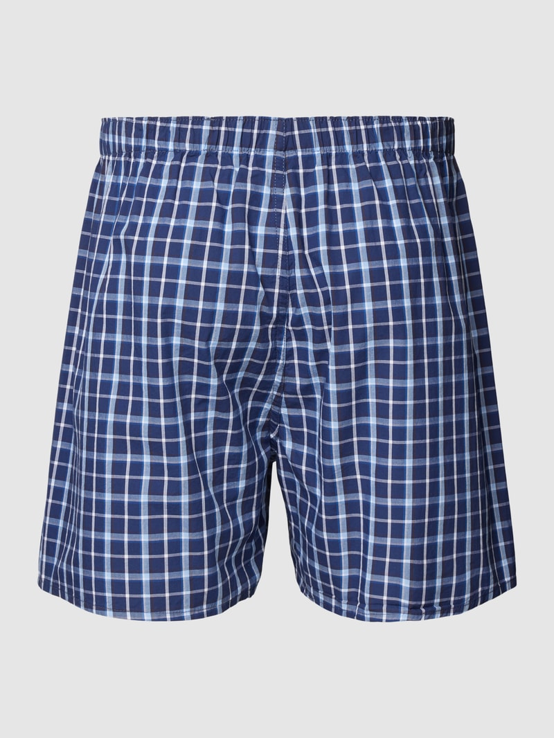 Boxershorts mit Label-Patch im 3er-Pack in dunkelbraun