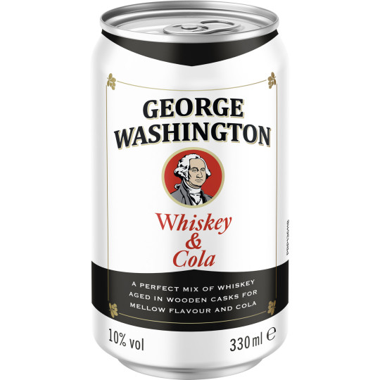 George Washington Whiskey & Cola 0,33L