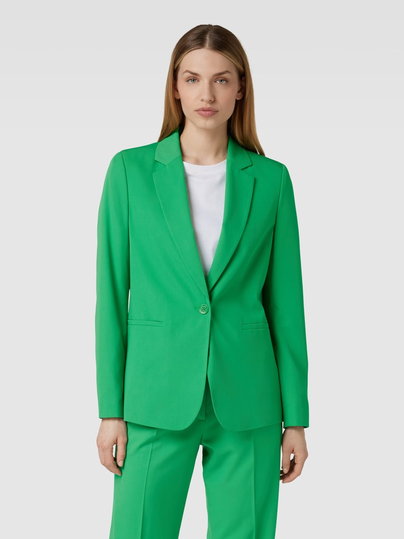 Blazer mit Reverskragen in apfelgrün