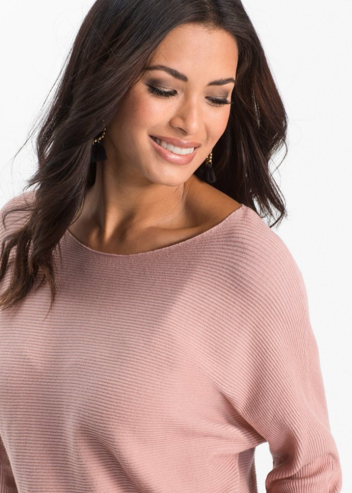 Oversize-Ripp-Pullover