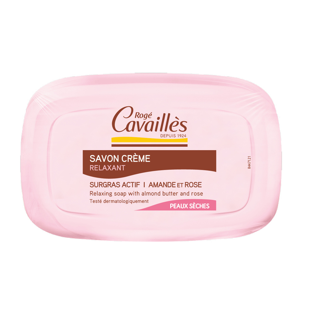 Cavaillès SAVON CREME BEURRE D’AMANDE & ROSE 115gr SAVON