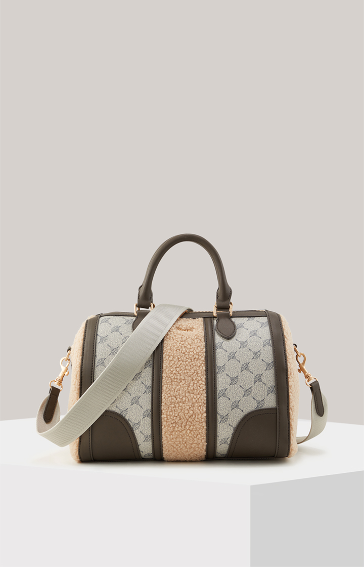 Handtasche Mazzolino Peluche Aurora in Blau/Beige