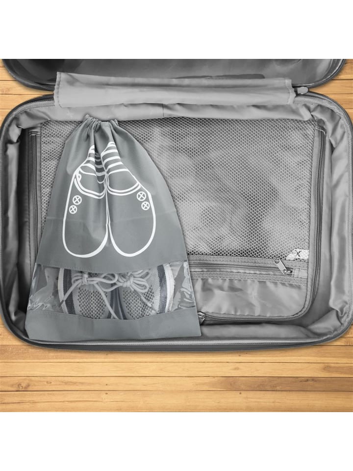 Intirilife 3x Schuhbeutel in GRAU günstig kaufen onesize