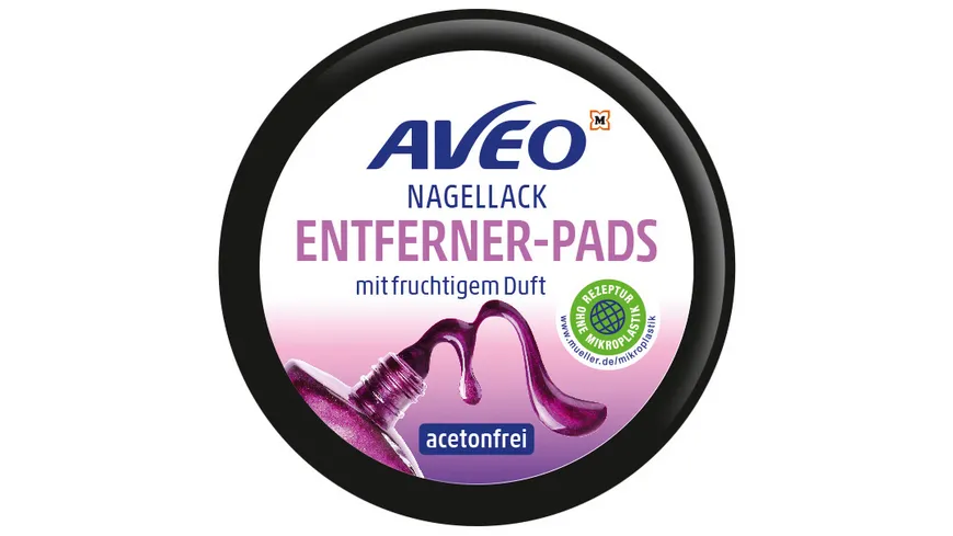 AVEO Nagellackentfernerpads Acetonfrei