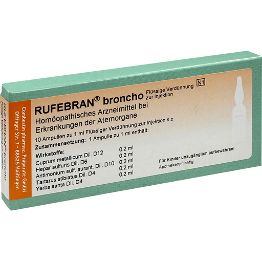 RUFEBRAN broncho Ampullen  10 St  Ampullen