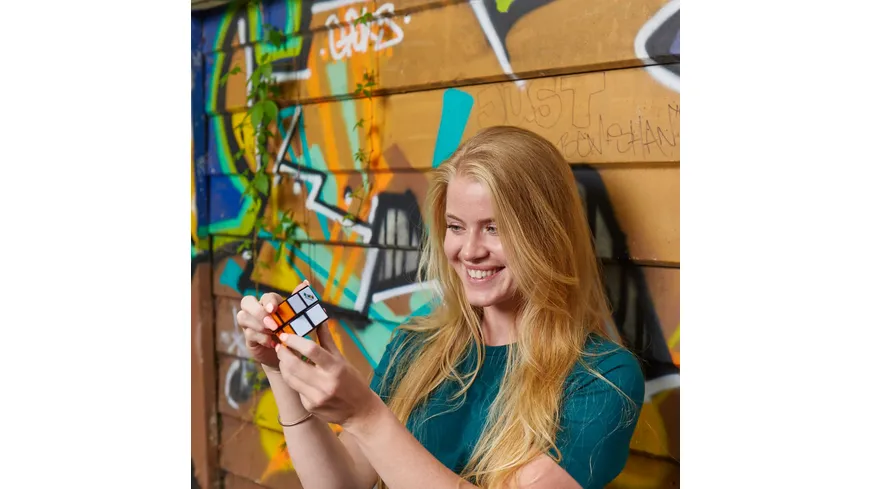 Rubik’s Mini 2x2 Zauberwürfel - der 2x2 Cube für Einsteiger ab 8 Jahren und für unterwegs