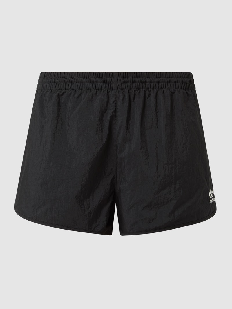 Shorts mit Logo in schwarz