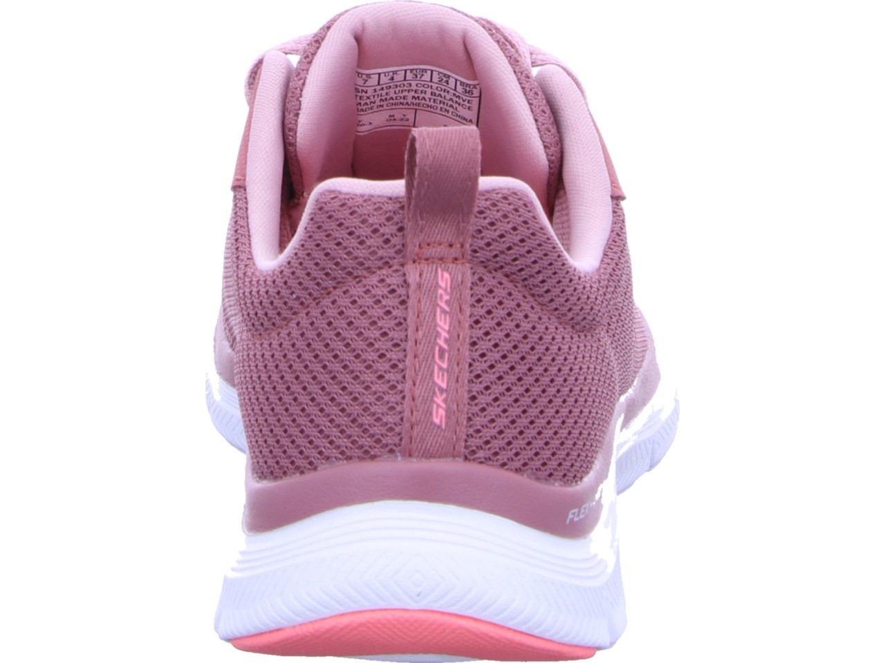 SKECHERS Freizeit Schnürer rot Flex Appeal 4.0-BRILLIANT VIEW