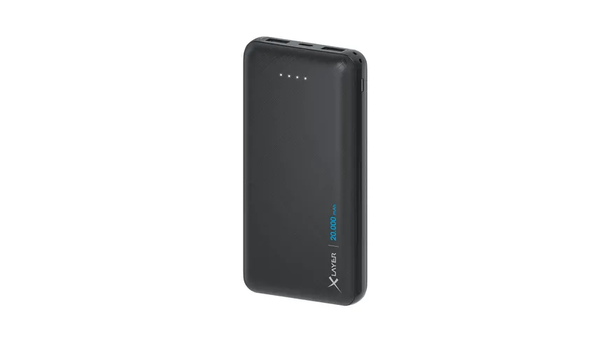 Xlayer Zusatzakku Powerbank Micro Black 20.000mAh