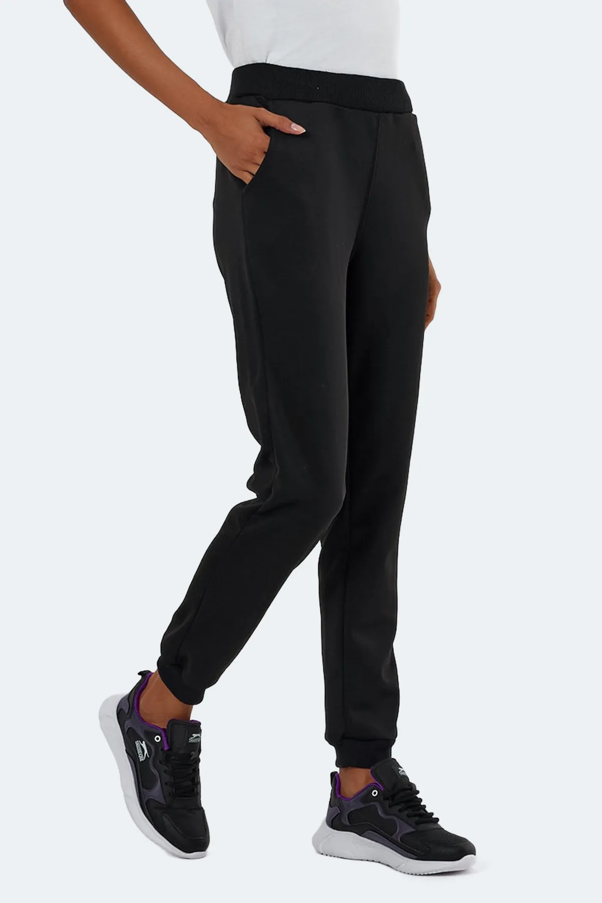 Slazenger  Sergıus Damen Jogginghose Schwarz