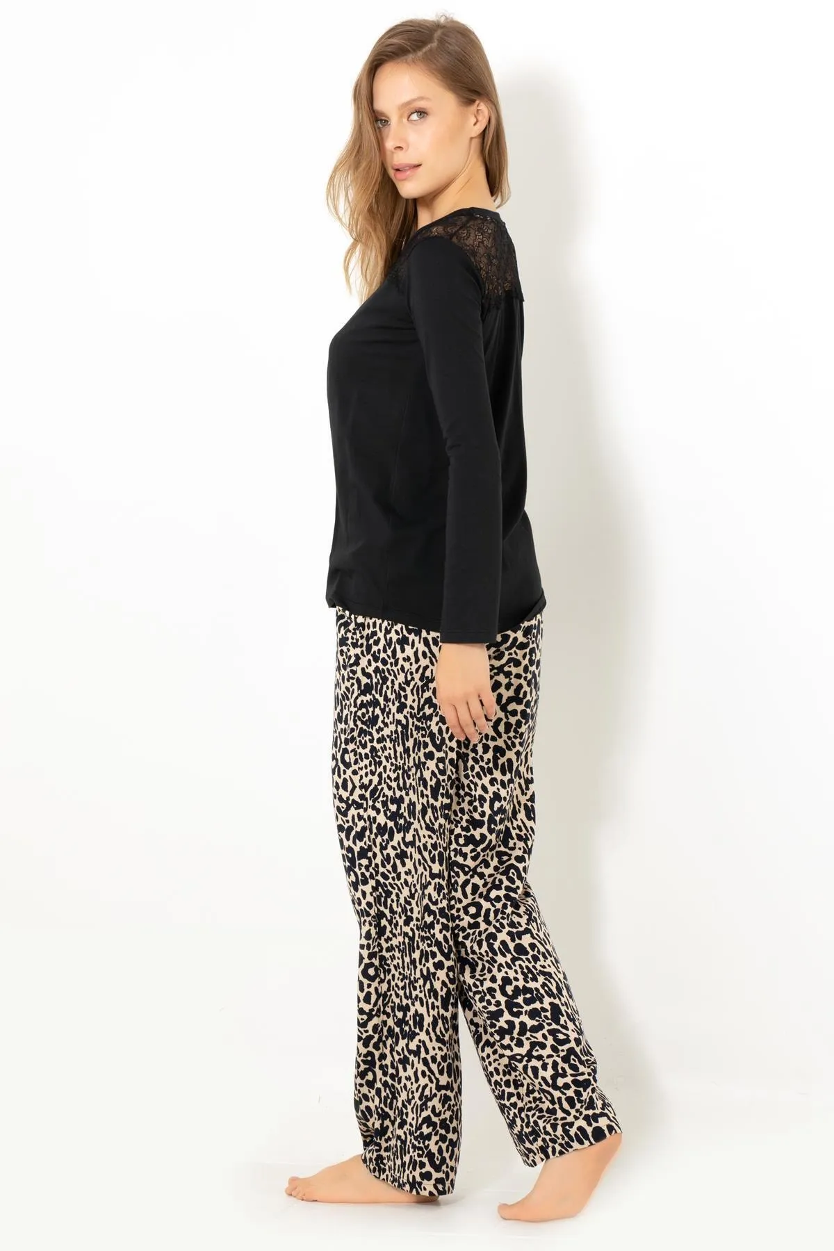 Doremi  Elegant Desing Damen-Pyjama-Set für die neue Saison (1 preiswert)