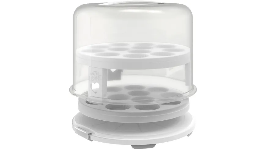 rotho Tortenglocke mit Trays hoch