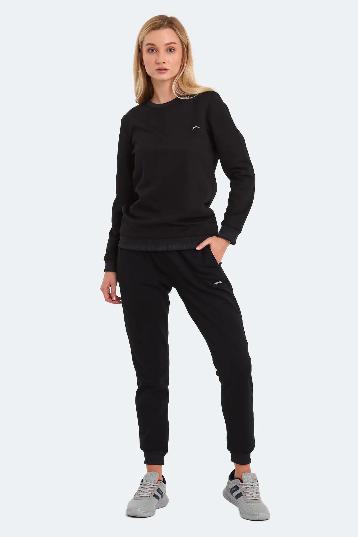 Slazenger  Damen-Trainingsanzug Schwarz