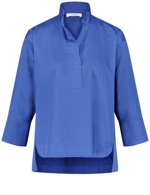 3/4 Arm Bluse mit Quetschfalte