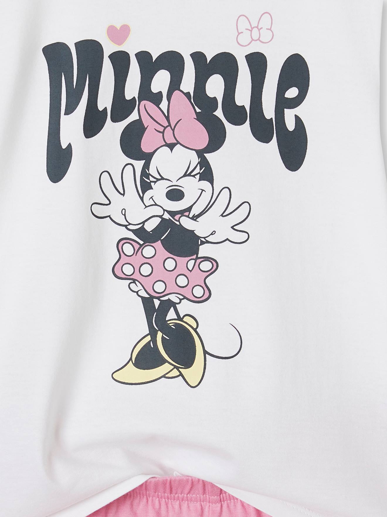 Minnie Kurzer Kinder Schlafanzug Disney MINNIE MAUS - rosa