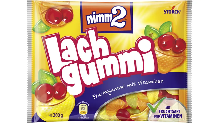 nimm2 Lachgummi Gummibären 200 g