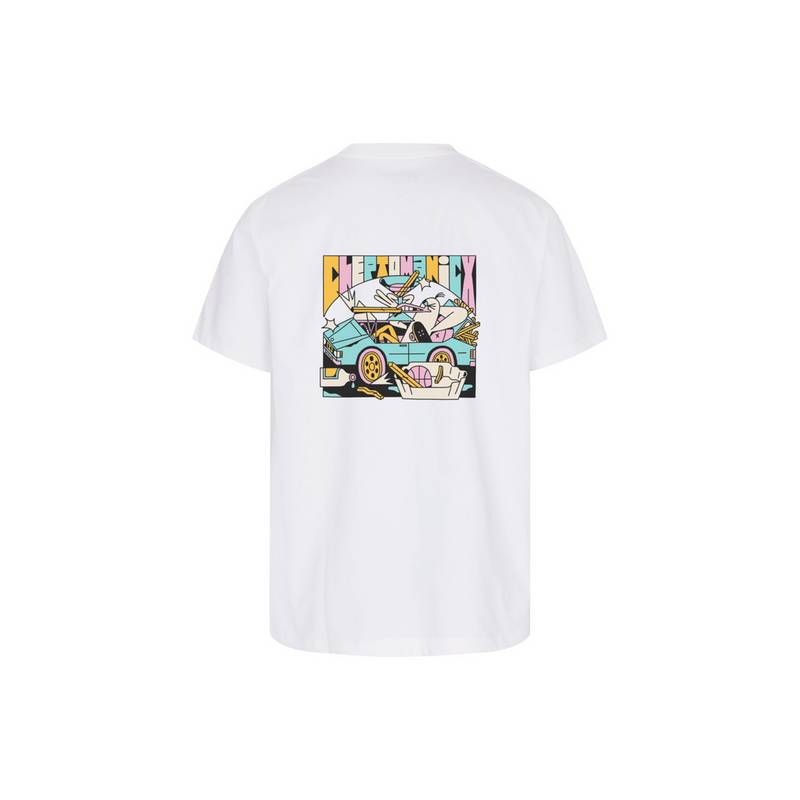 Cleptomanicx Boss Gull Printshirt Herren