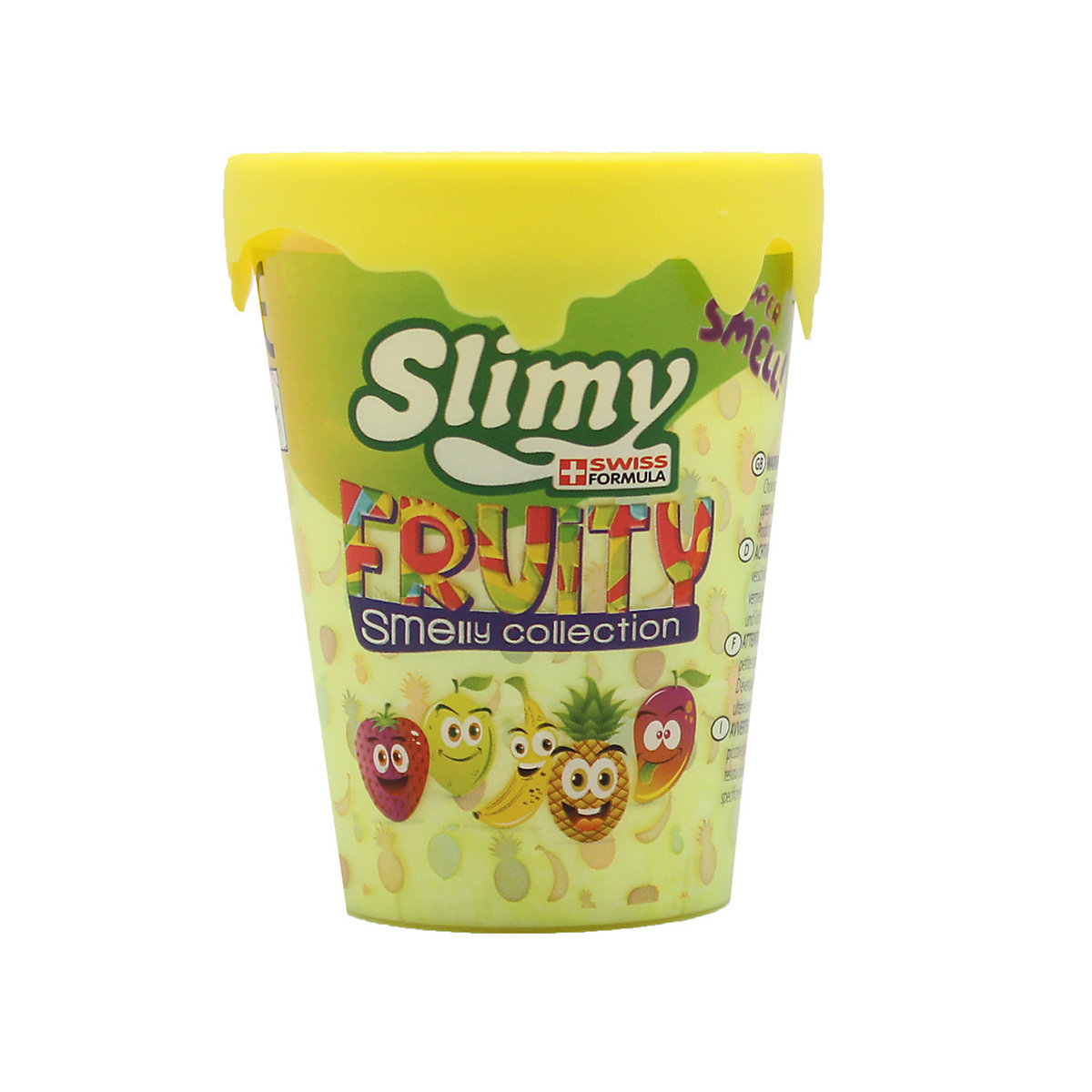 SLIMY® Fruity Original 80g Spielmasse im Becher - fruchtig duftender Schleim Spielspaß für Kinder