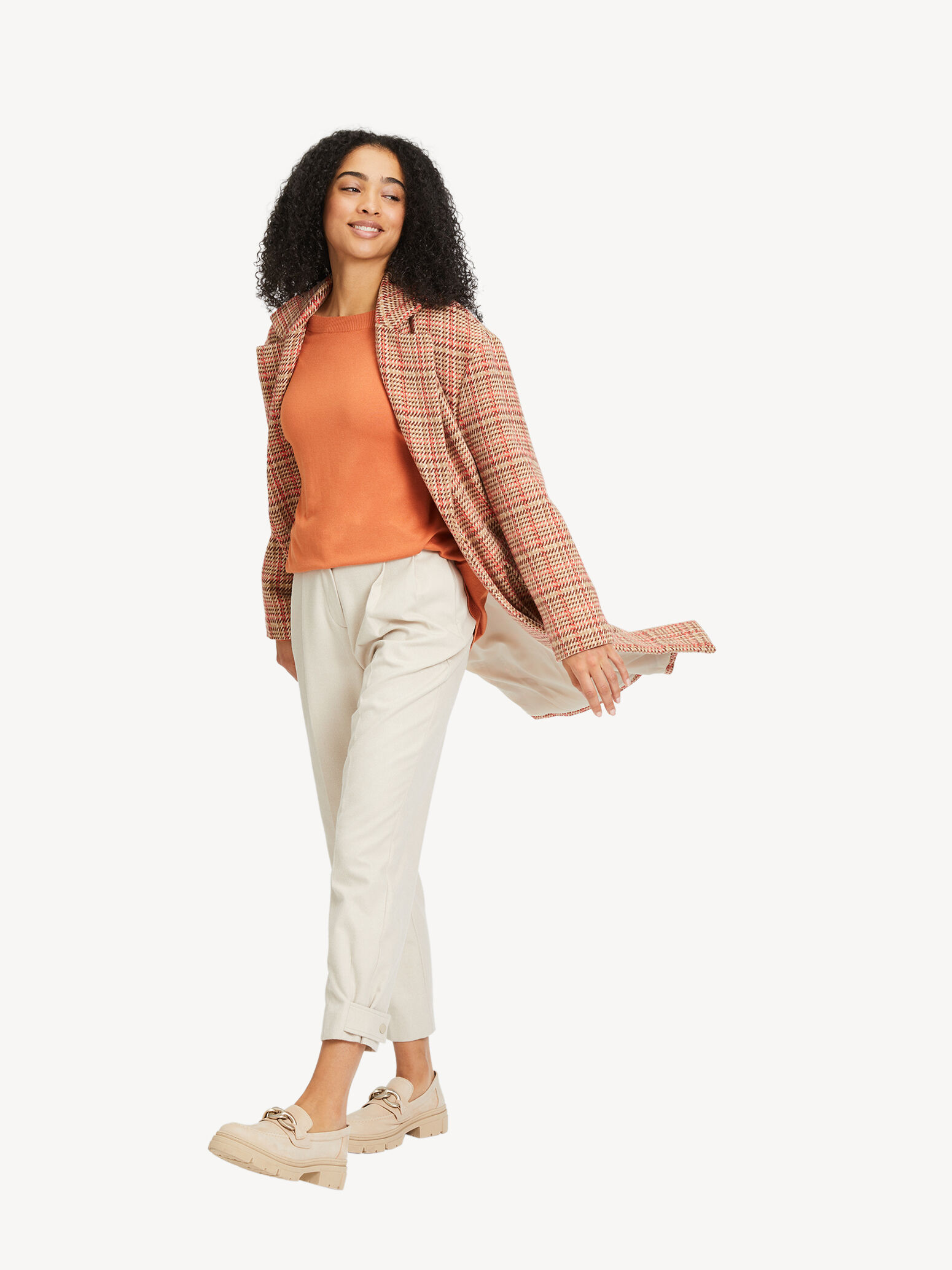 Trench - orange doublure chaude