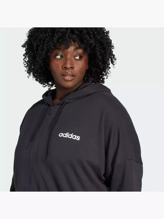 adidas Essentials Linear French Terry Kapuzenjacke