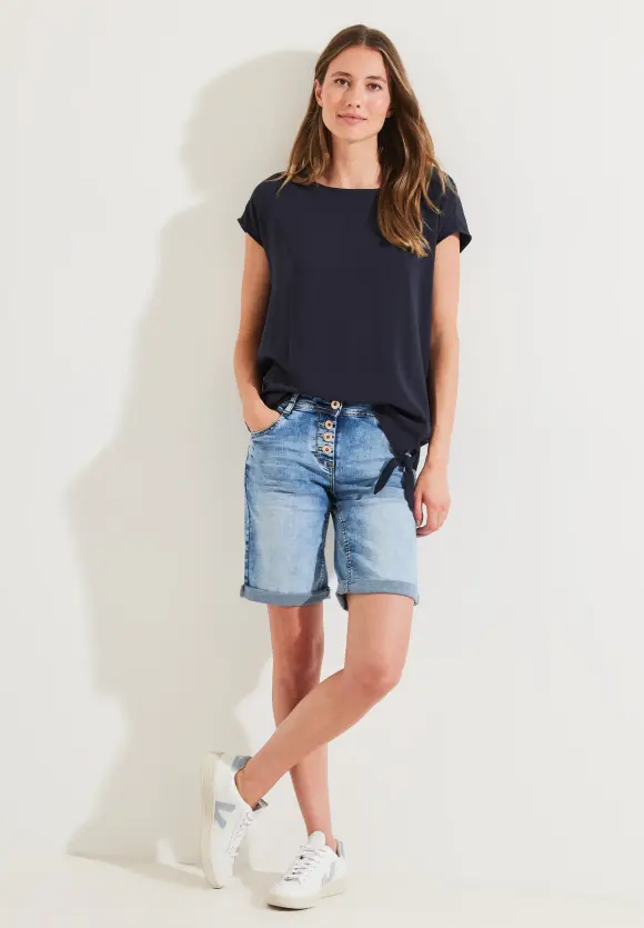 CECIL Bluse mit Knotendetail