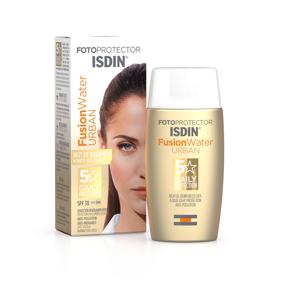 Fotoprotector Fusion Water Urban LSF 30