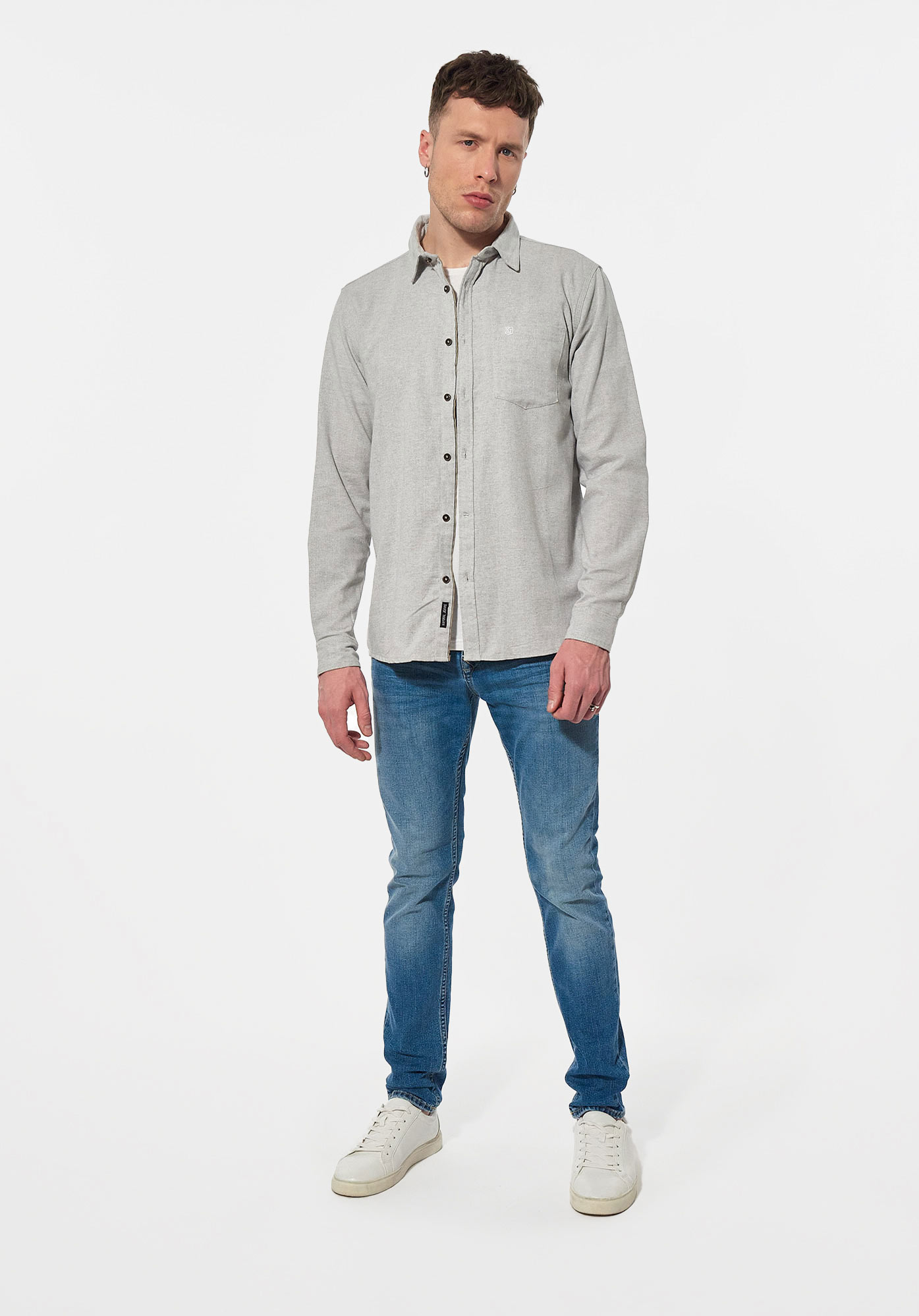 NEMO   Chemise grise Homme