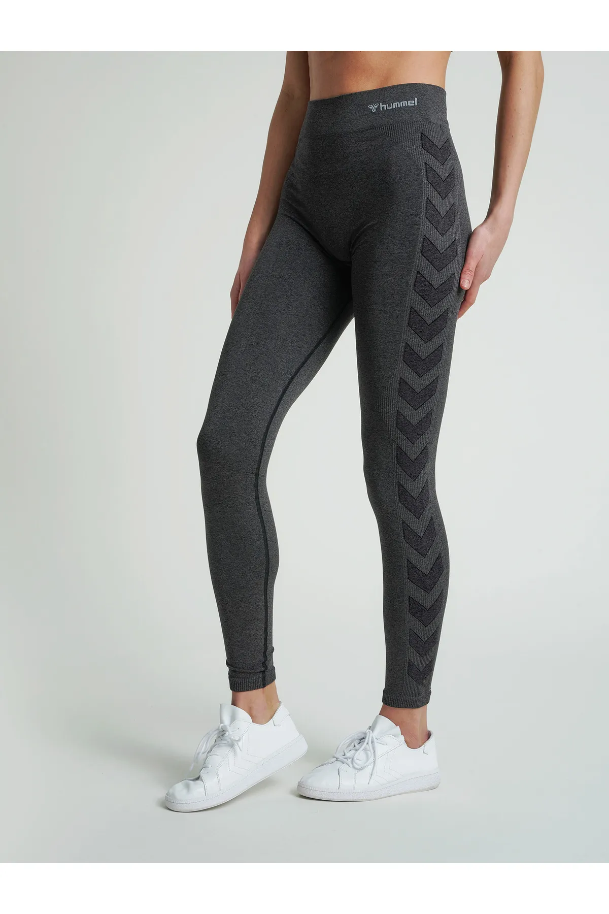 hummel  Sport-Leggings - Schwarz - Mittlerer Bund