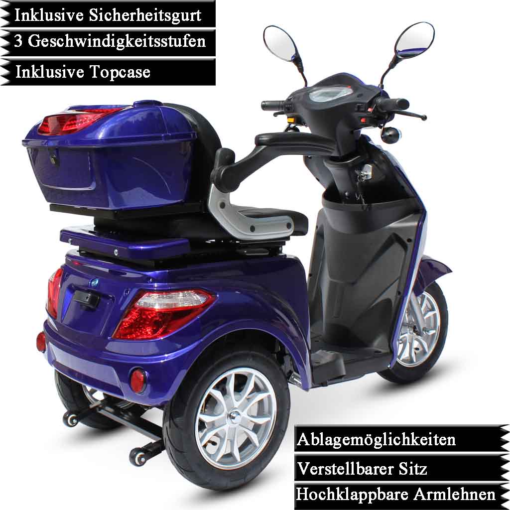 ECO ENGEL 501 blau, 25 km/h Seniorenmobil
