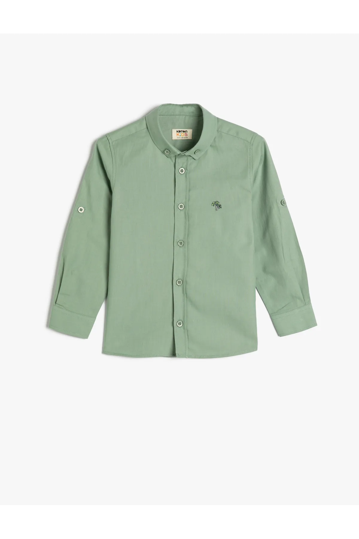Koton  Langarmshirt aus Baumwolle mit Stickerei-Detail