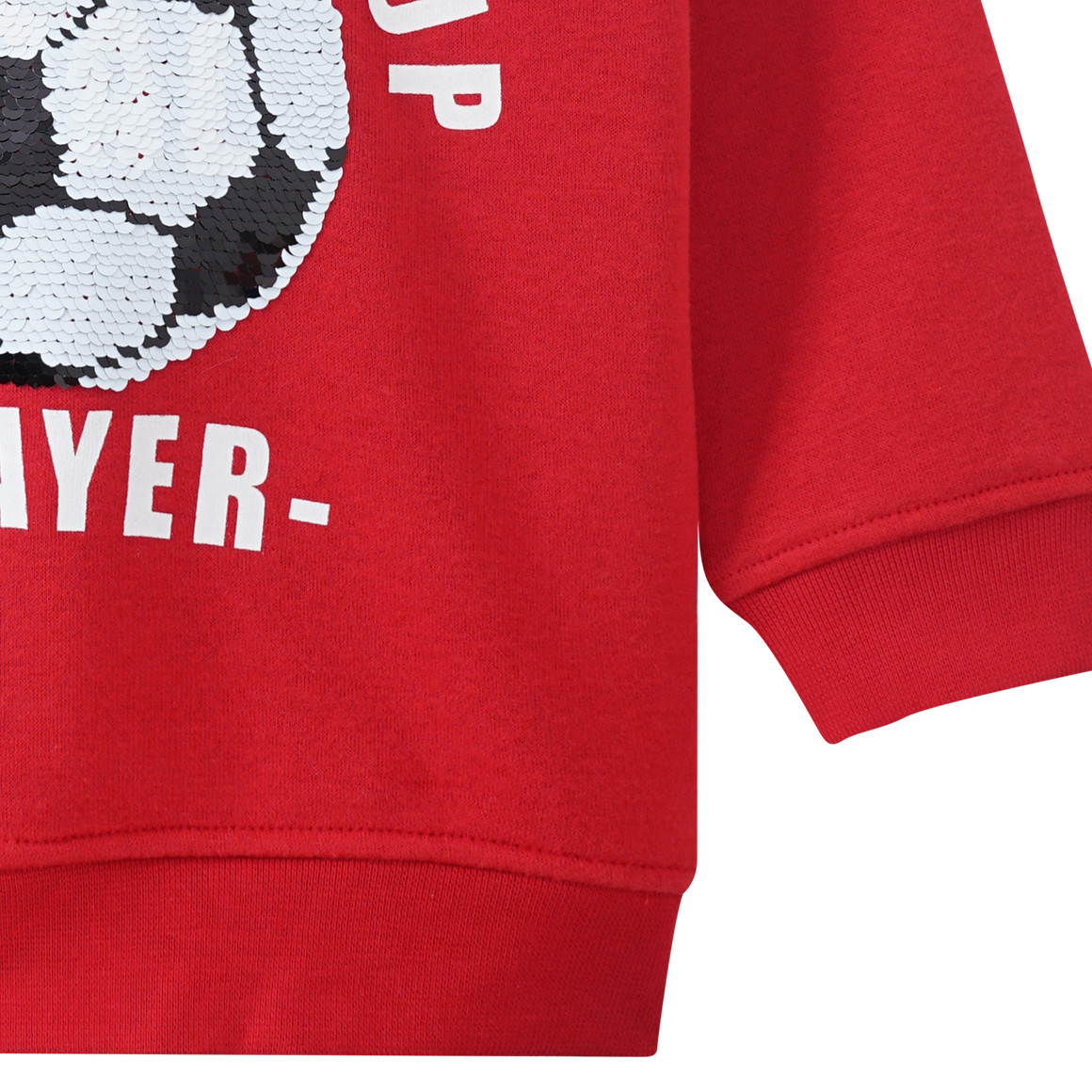 Jungen Sweatshirt mit Wendepailletten