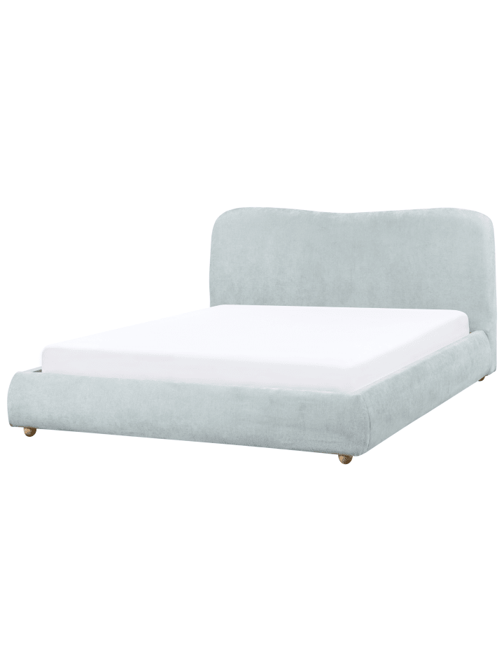 Beliani Doppelbett BLAGNAC in Blau - (W) 180 x (H) 98 x (L) 228 cm günstig kaufen onesize