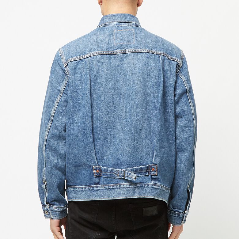 Levi's Type I Trucker Dancing Queen Trucker med indigo - worn in