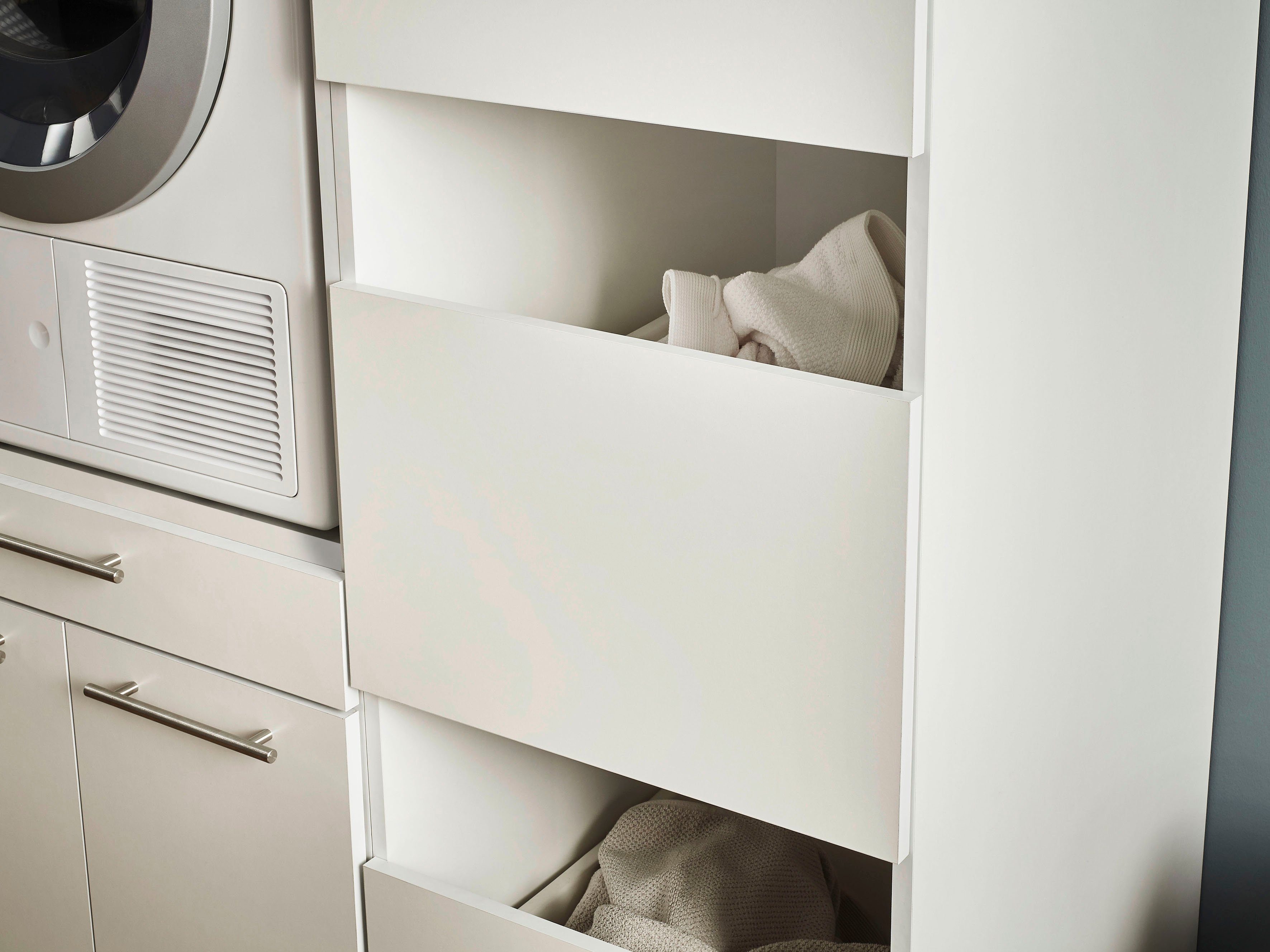 Laundreezy Mehrzweckschrank-Set LAUNDREEZY LDLK1, Breite 117,5 cm