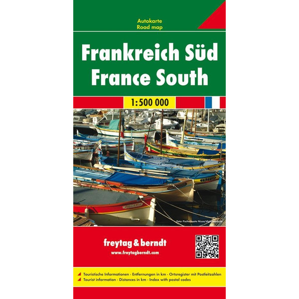 Frankreich Süd / France South 1 : 500 000. Autokarte - Straßenkarte