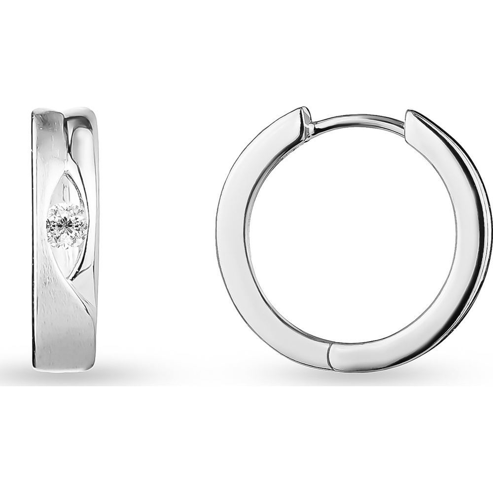 FAVS Créoles 925 Argent Boucles d'oreilles