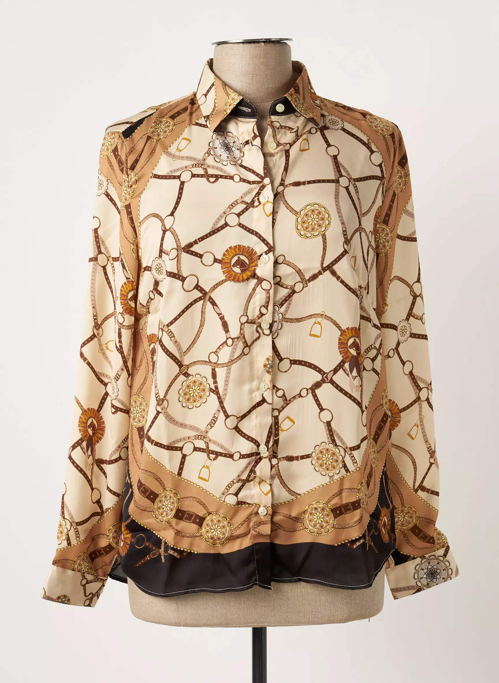 Carla Kops Chemisiers Femme couleur beige