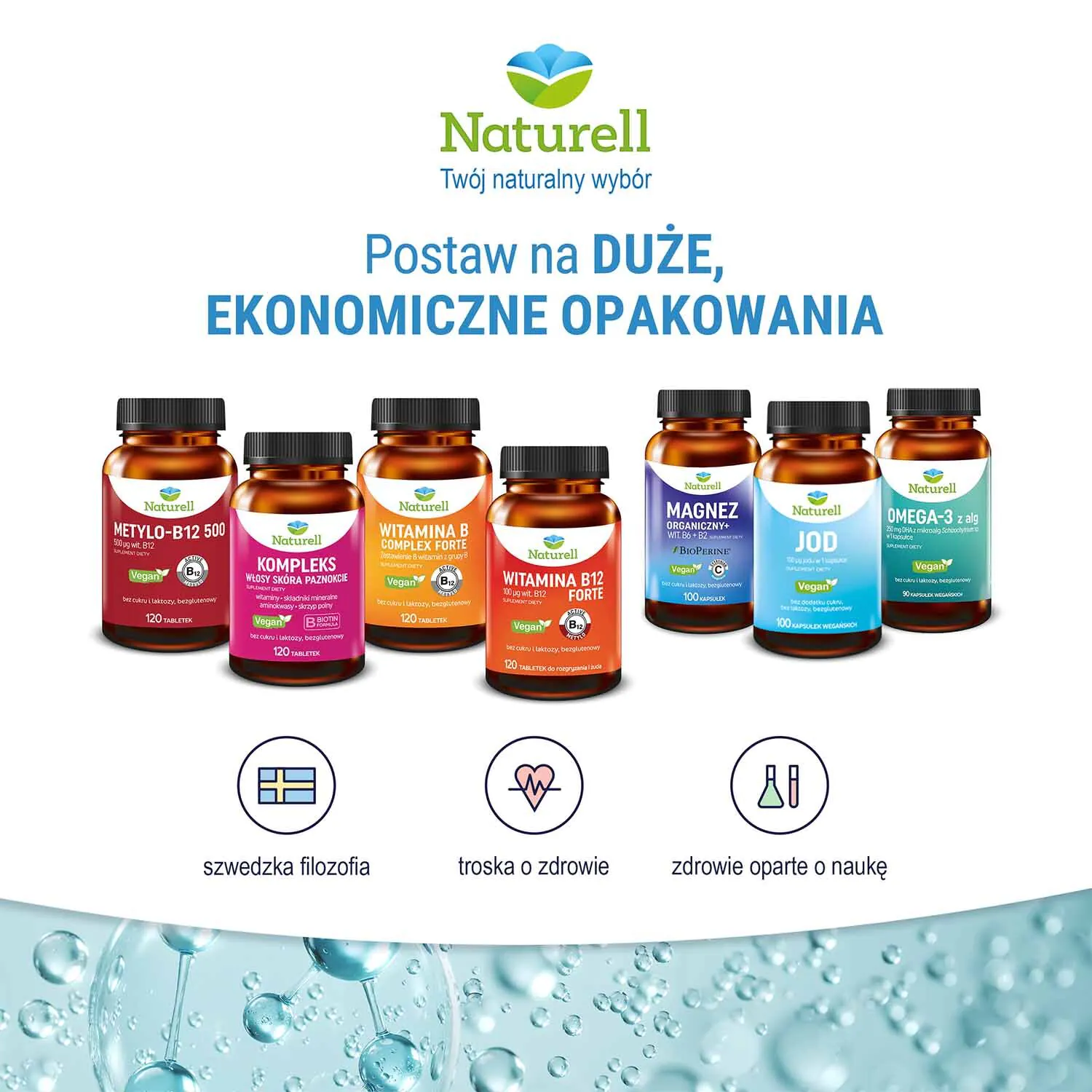 Naturell metil-B12 500 120 tablečių