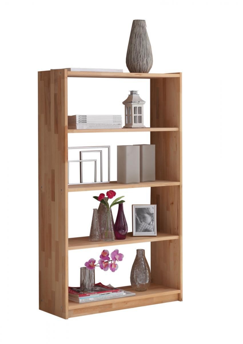 Ticaa Standregal Simon Buche massiv Natur 145 cm hoch
