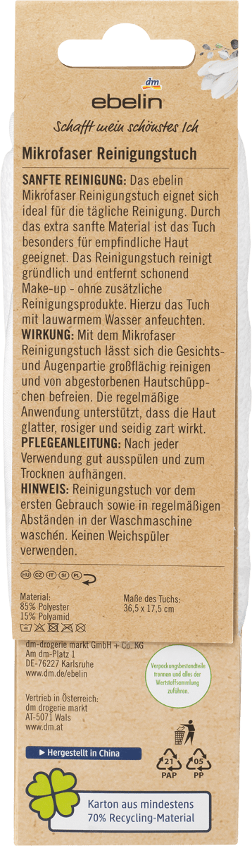 Reinigungstuch aus Mikrofaser, 1 St