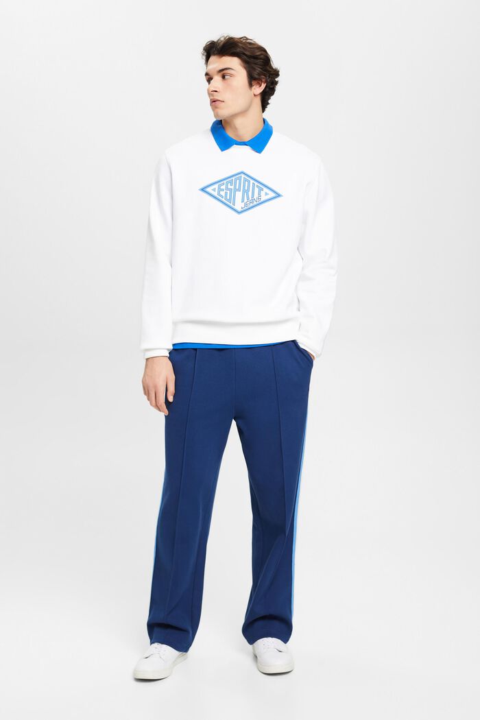 Rundhals-Sweatshirt mit Logoprint