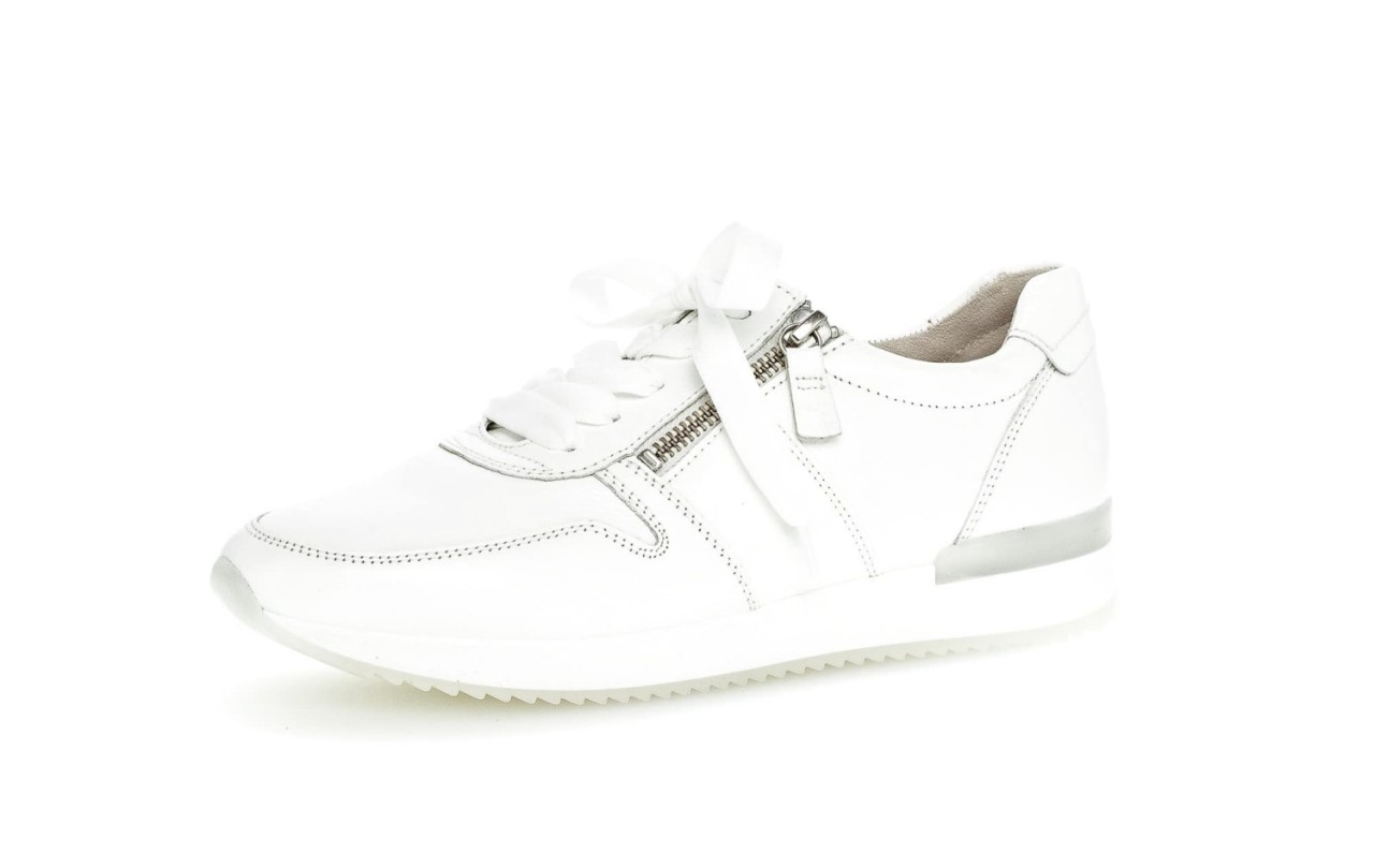GABOR Freizeit Schnürer weiss Gabor Fashion Sneaker low 23.420.21 Weiß