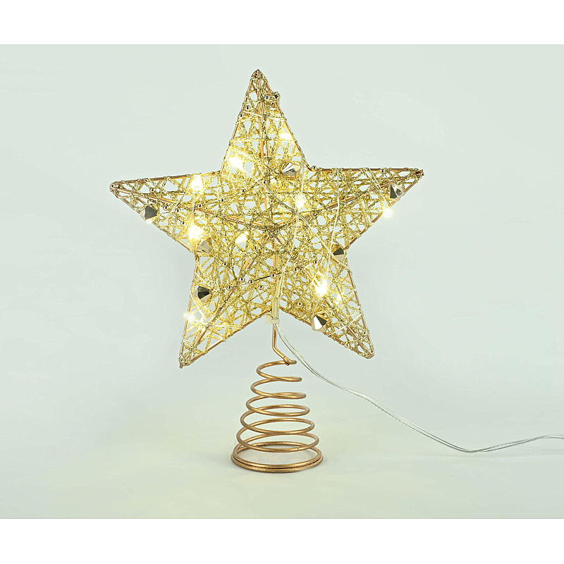 Home Toppstjerne 15 cm, 10 LED-lys