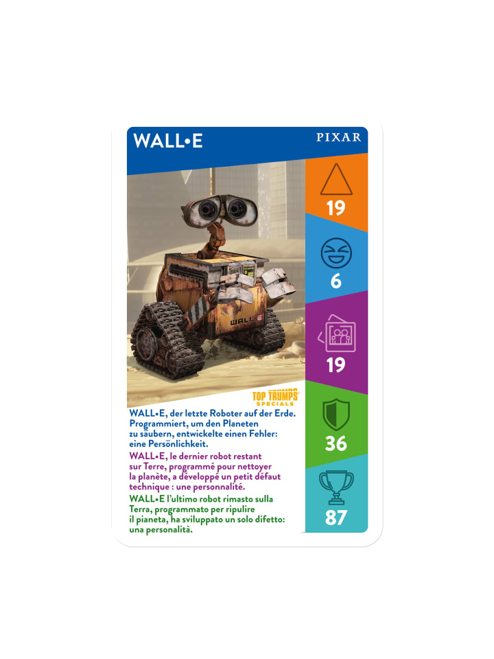 Winning Moves Top Trumps - Pixar Kartenspiel Quartett Wissensspiel in bunt günstig kaufen onesize