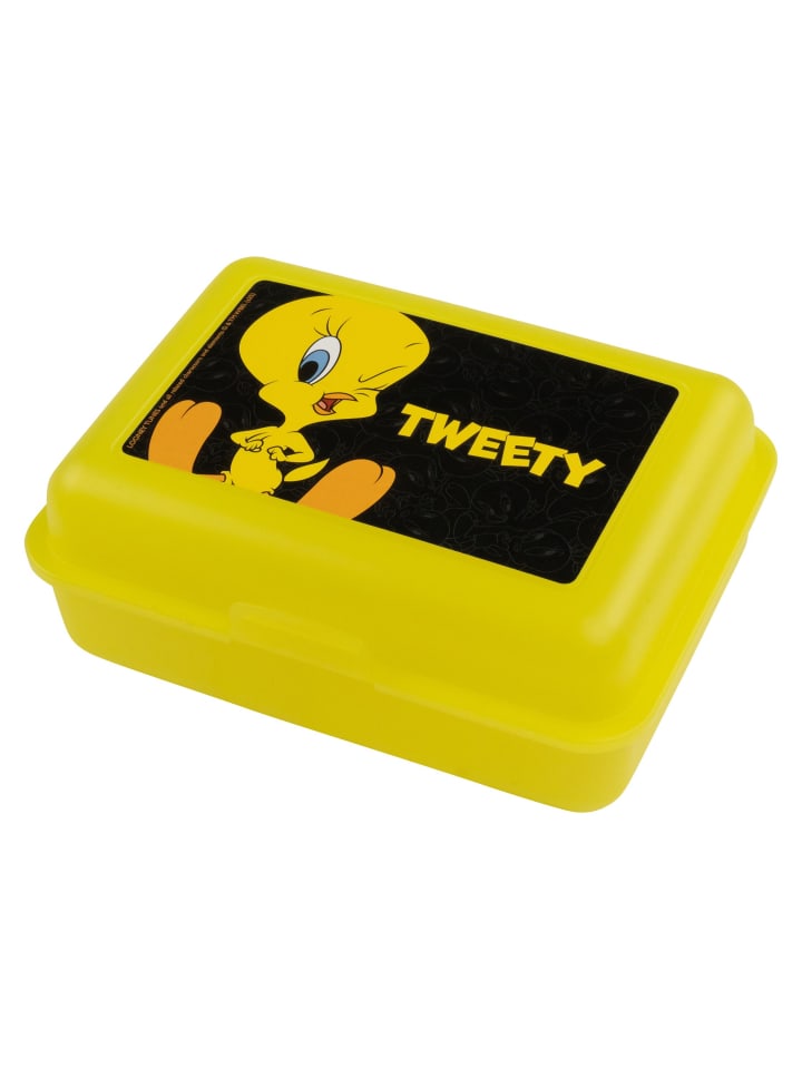 Looney Tunes  Looney Tunes Brotdose Tweety Lunchbox Butterbrotdose mit Trennwand in gelb günstig kaufen onesize
