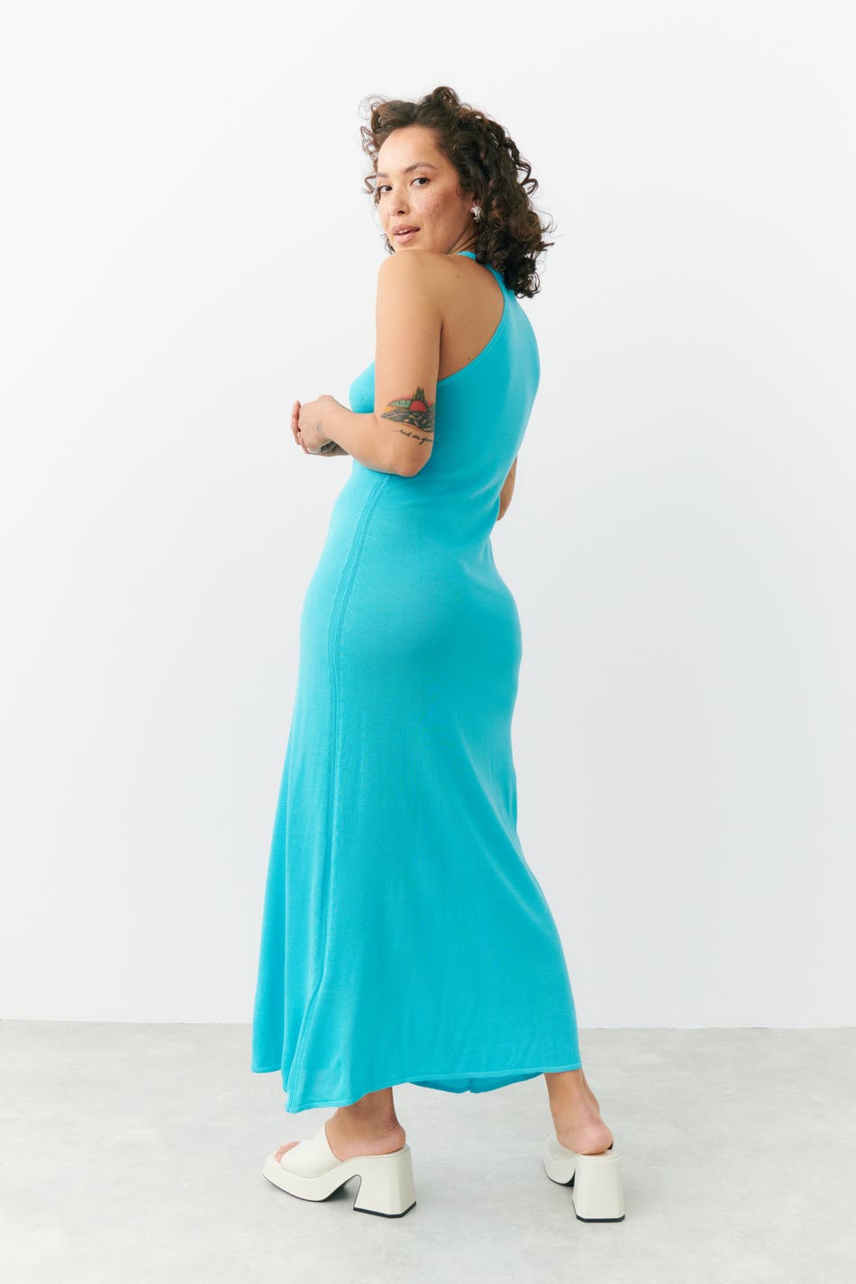 Knitted maxi dress