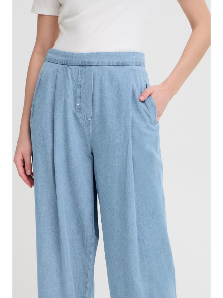 ICHI Bequeme Jeans in Blau günstig kaufen