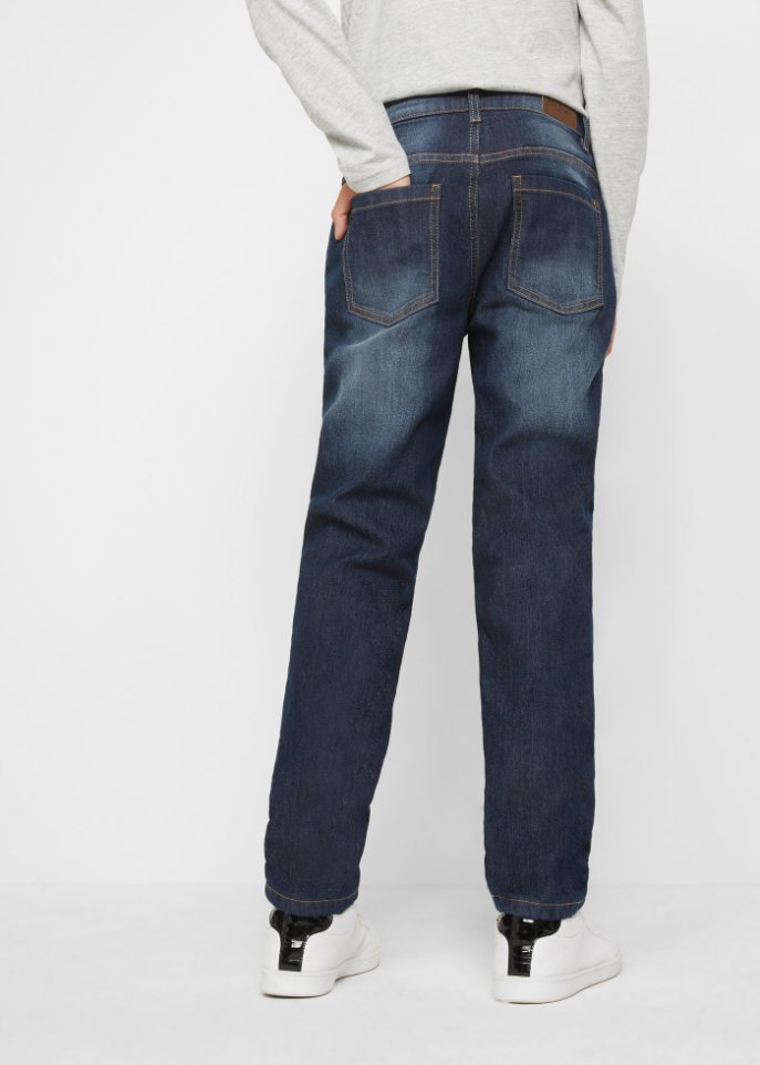 Jungen Thermojeans mit Fleecefutter, Slim Fit